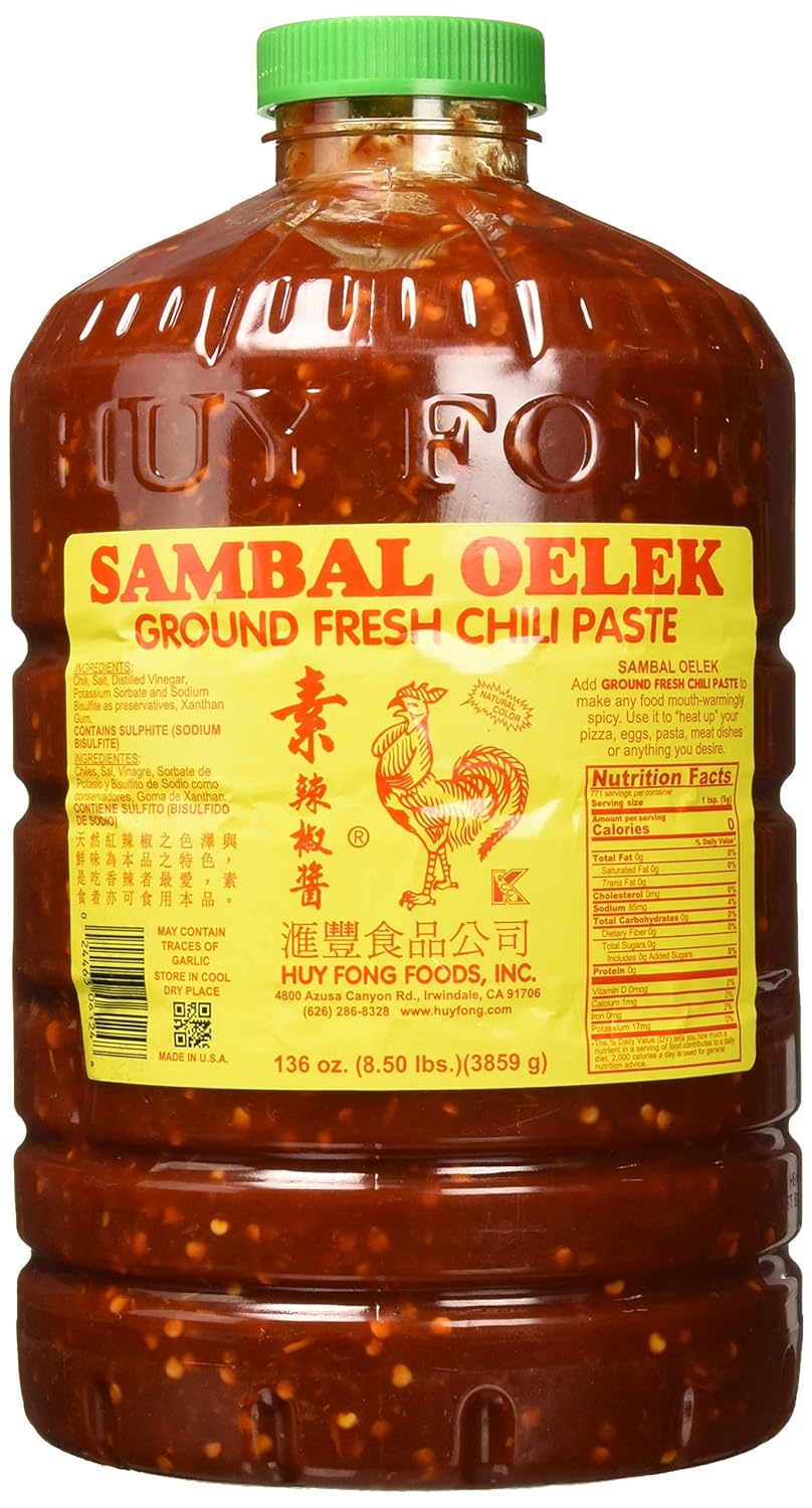 雞牌素辣椒醬136 OZ - Huy Fong Sambal Oelek Chili Paste