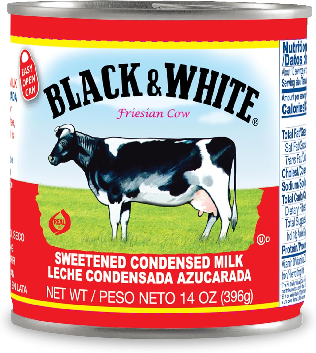 黑白牛牌炼奶 - Black & White Sweetened Cocndensed Milk 14oz