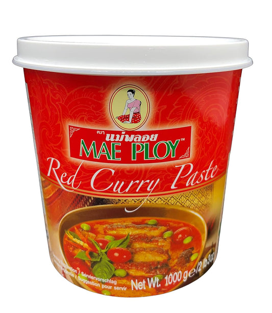 Mae Ploy Red Curry Paste 1kg - 泰国红咖喱酱