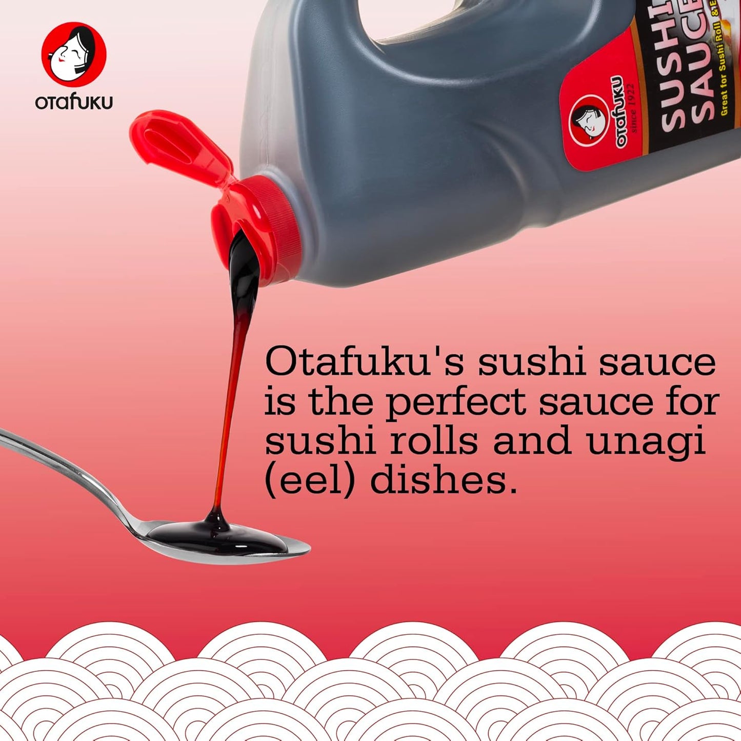 Otafuku Sushi Unagi Eel Sauce, 82.5 OZ | 1/2 Gallon - 壽司醬油