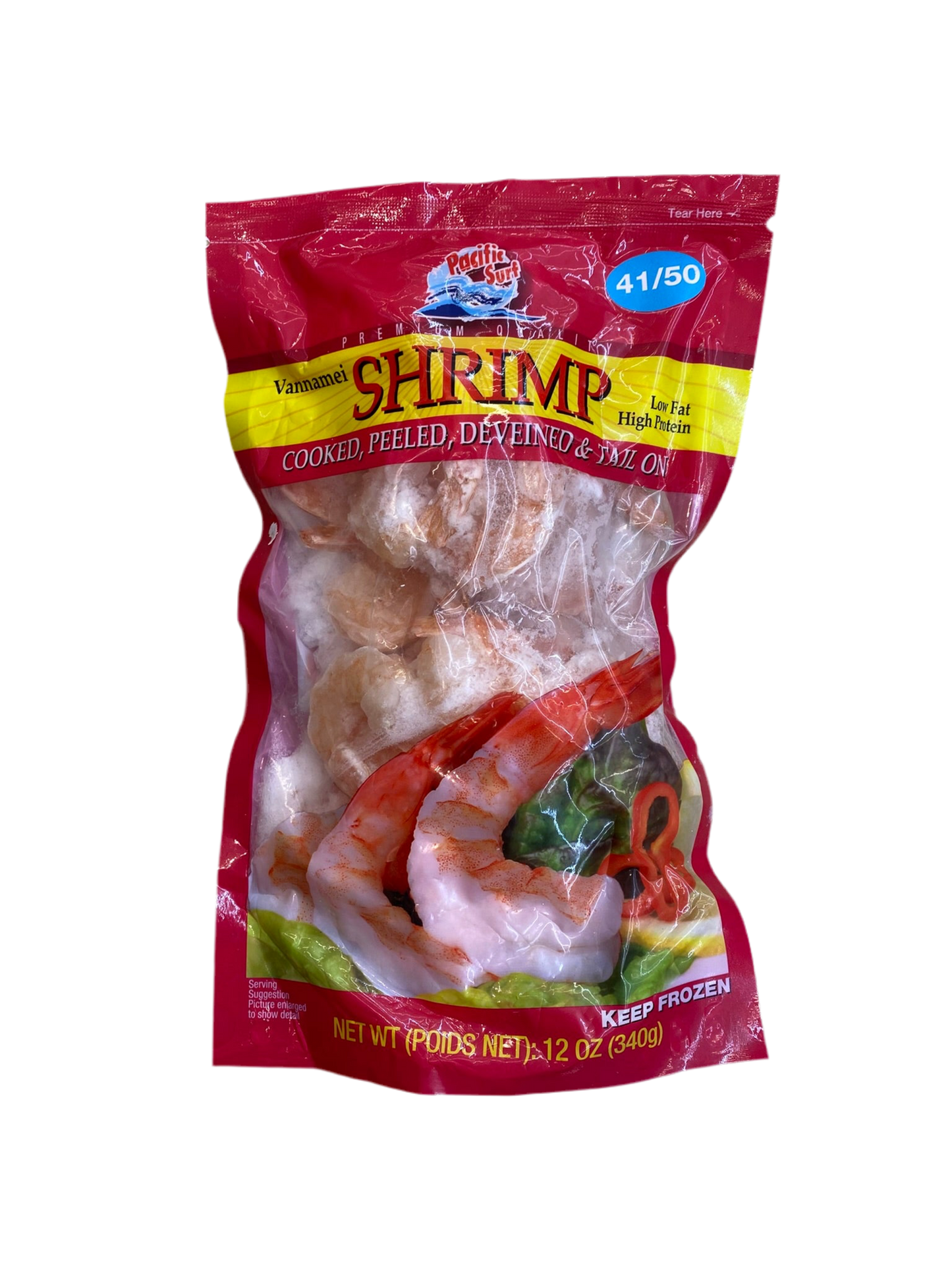 41/50 COOKED PEELED DEVEINED SHRIMP 12oz - 41/50 熟虾仁 340g