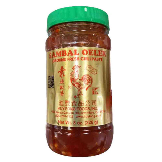 鸡牌 素辣椒酱 8 OZ - Huy Fong Sambal Oelek Chili Paste