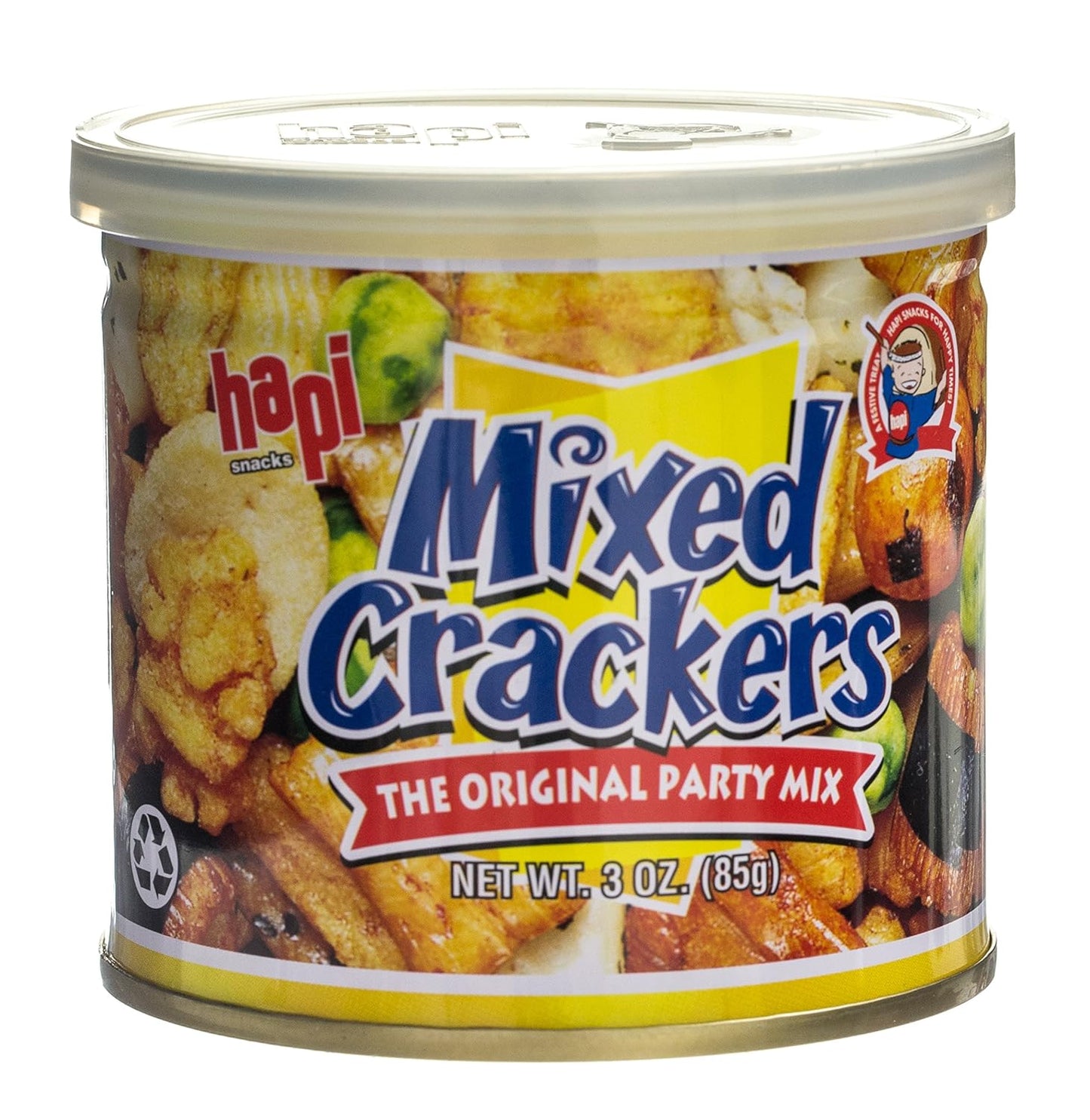 Hapi Mixed Crackers, 3 Ounce Tin