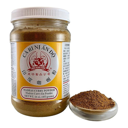 Madras Curry Powder, Ca Ri Ni an Do - 成功食品公司印度咖喱粉 16oz