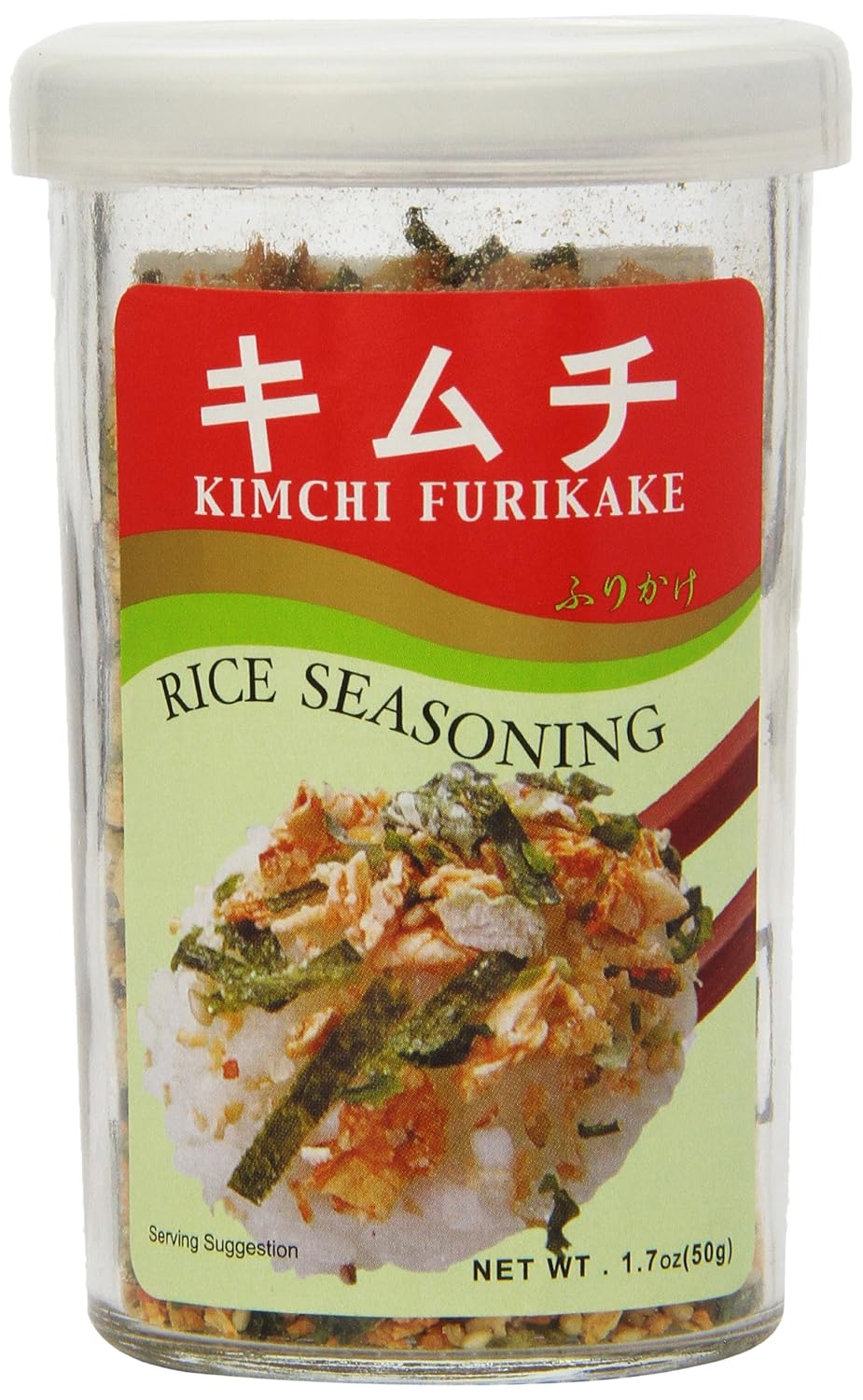 AJISHIMA Kimchi Furikake Rice Seasoning, 1.7oz - 日本味岛 香松系列 日式拌饭料 泡菜味 50g