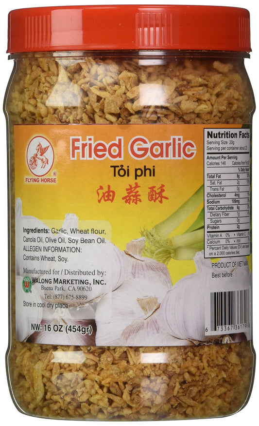 FRIED GARLIC 16 OZ - 飛馬牌油蒜酥