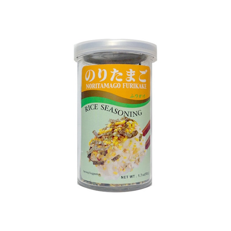 AJISHIMA Rice Seasoning Noritamago Fumi Furikake, 1.7oz - 日本味岛 香松系列 日式拌饭料 蛋黄海苔味 50g