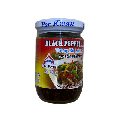 Por Kwan Black Pepper Sauce - 珀宽黑椒酱 7oz/200g