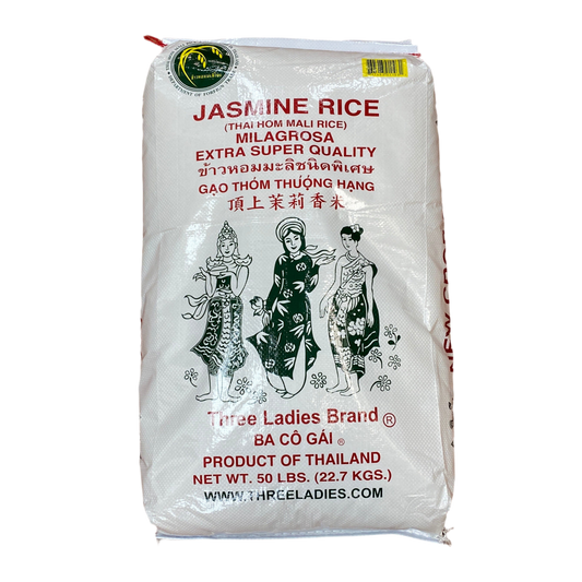 三個女人頂上茉莉香米25磅- Three Ladies Jasmine Rice Milagrosa Extra Super Quality 25 LBS(11.4 KGS)