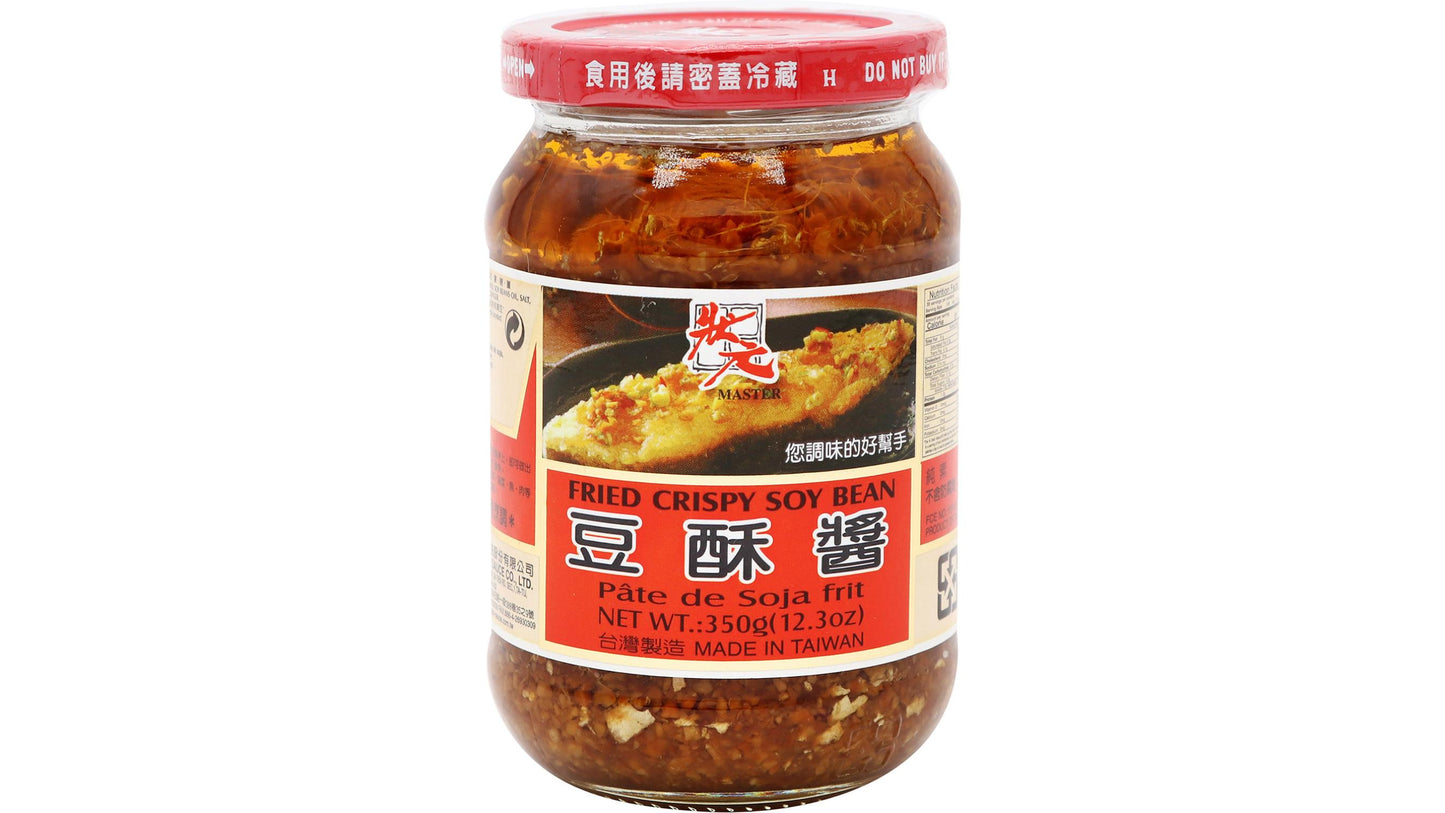 台湾状元 豆酥酱 - Master Fried Crispy Soy Bean 12.3 Oz/350g