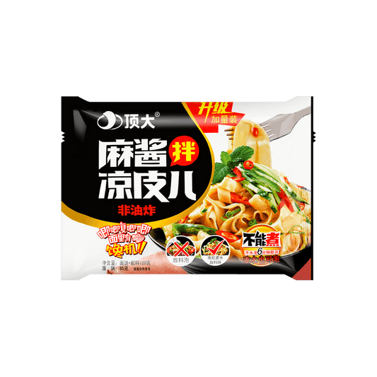 DINGDA Cold Rice Noodles in Sesame Paste, 4.23oz - 顶大麻酱拌凉皮  120g