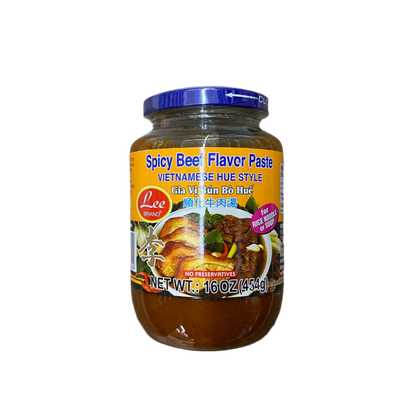 Lee Brand Spicy Beef Flavor Paste -李牌顺化牛肉汤 16oz/454g