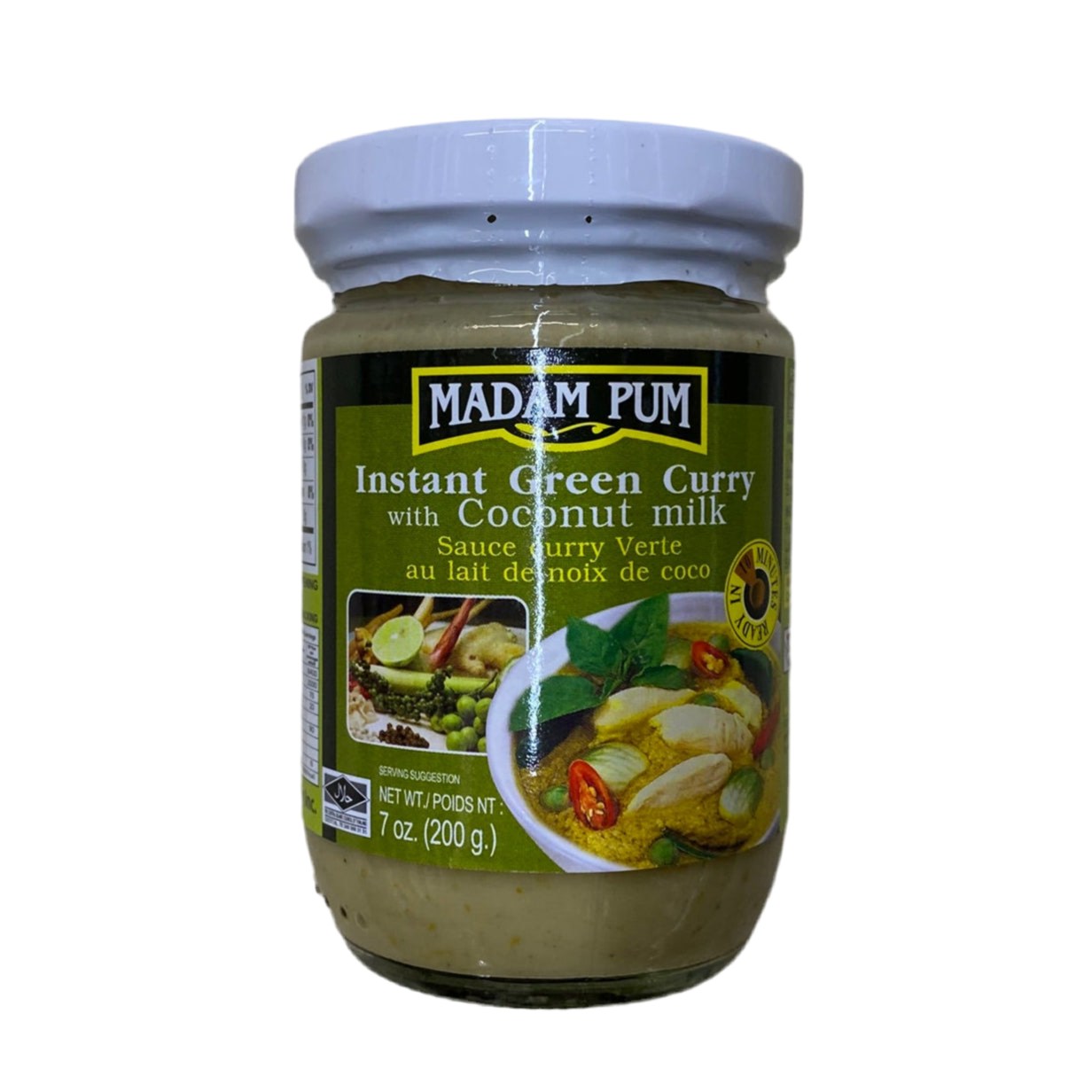 MADAM PUM GREEN CURRY INSTANT - Madam Pum绿咖喱酱 7oz/200g