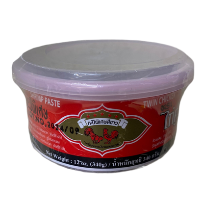 Twin Chicken Shrimp Paste - 双鸡牌虾酱 12oz