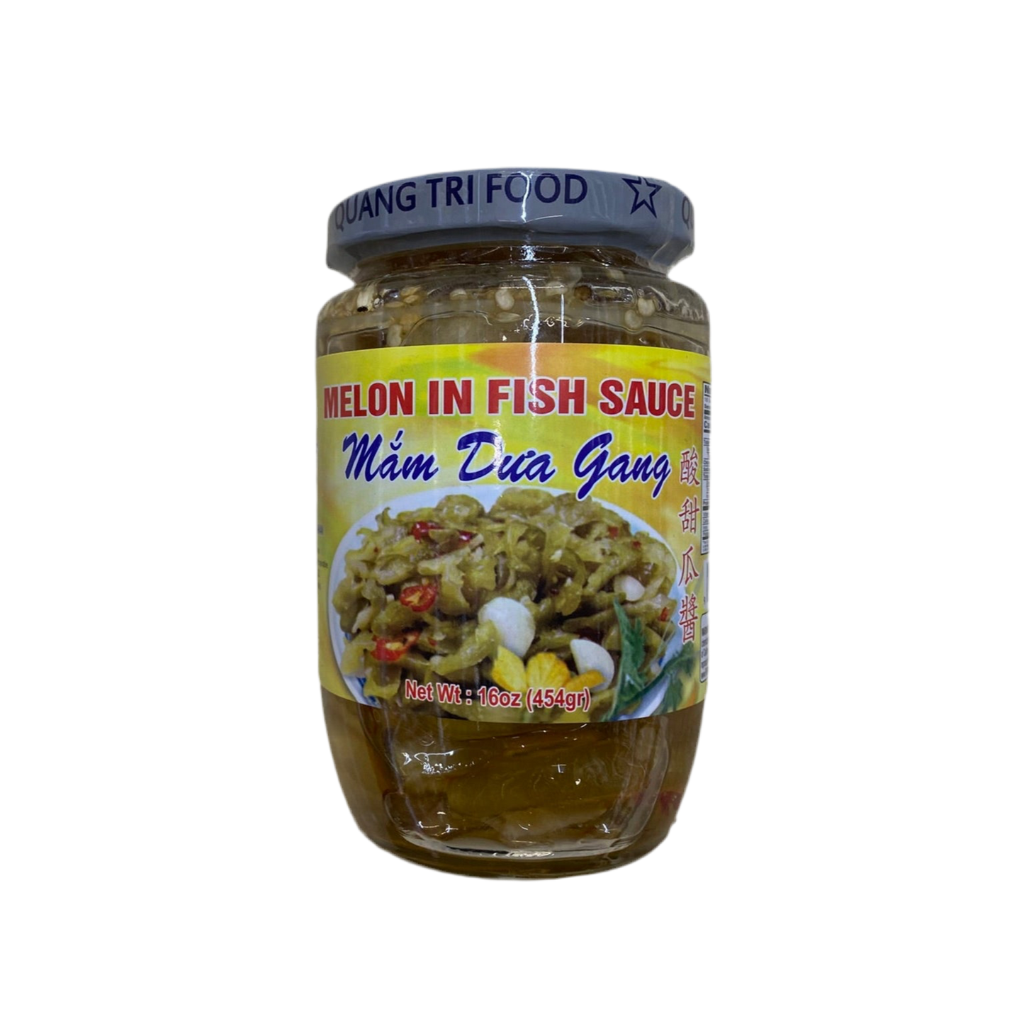 QUANG TRI FOOD Melon In Fish Sauce - 酸甜瓜酱 16oz/454g