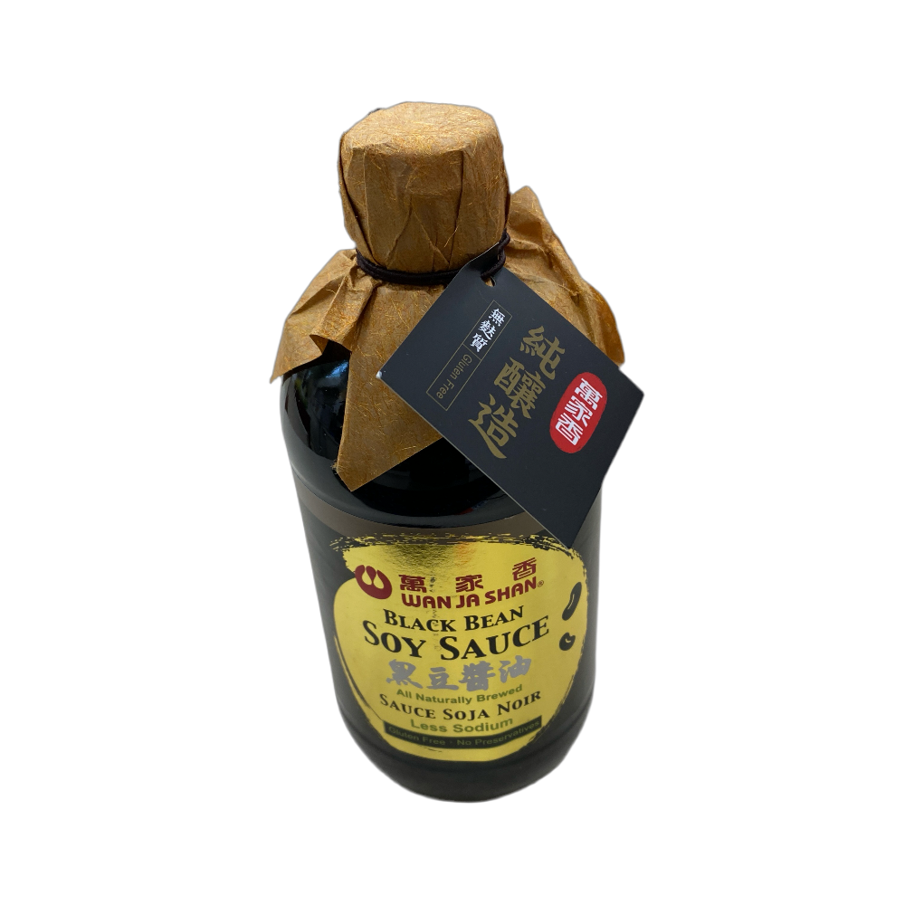 Wan Ja Shan Black Bean Soy Sauce 15 oz  - 萬家香 黑豆醬油(450ml)