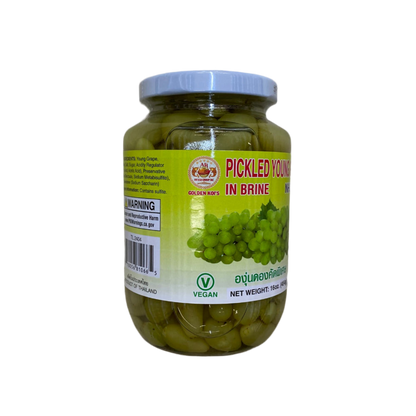 GOLDEN KOI'S Pickled Young Grape in Brine - AH腌青葡萄 16oz/454g