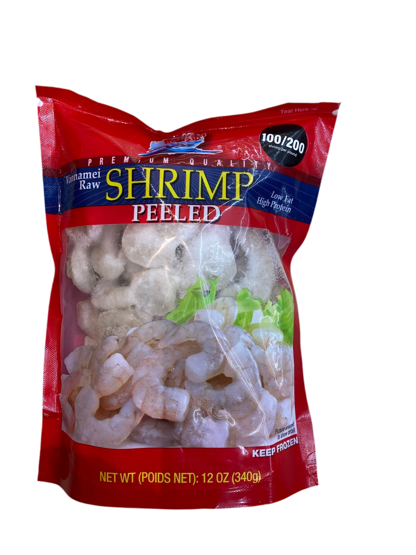 100/200 PEELED RAW SHRIMP 12oz - 100/200 生虾仁 340g