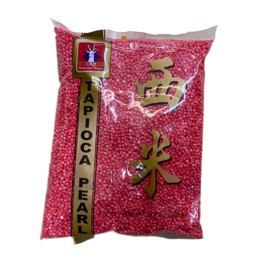 THREE DEER Tapioca Pearl 14oz/400g - 三鹿牌西米