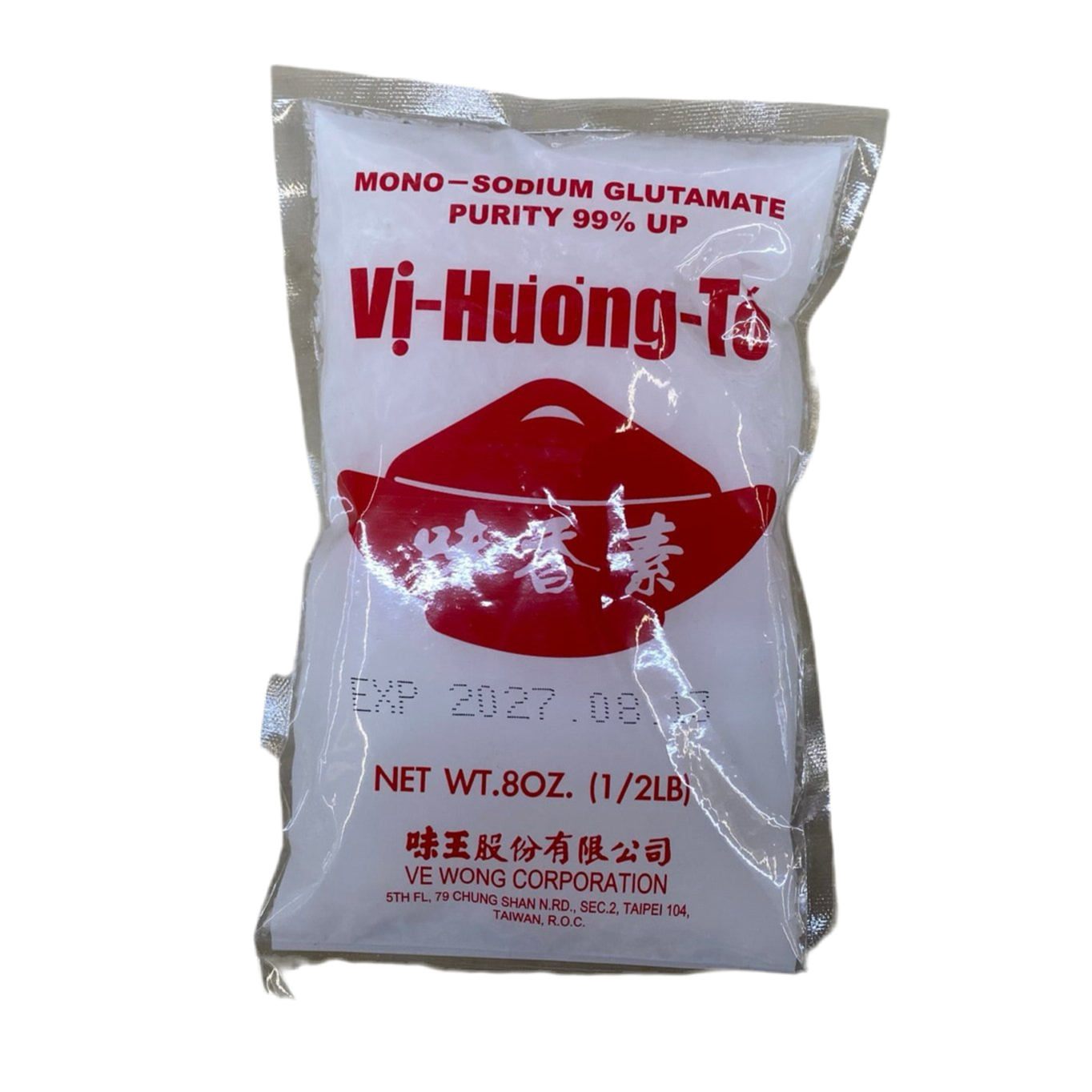 Ve Wong Monosodium Glutamate (Msg) - 味王味香素1/2 lb