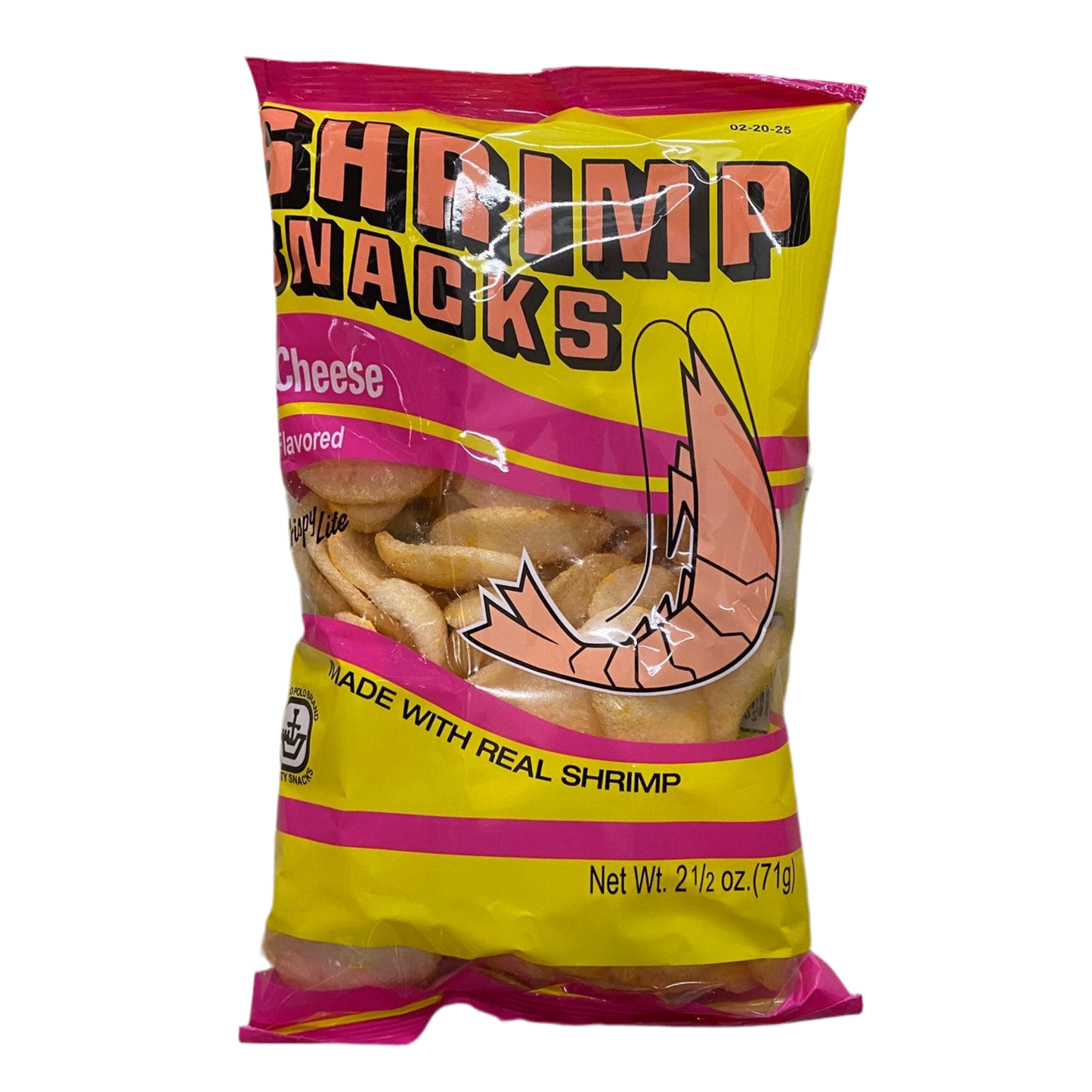 marco polo Shrimp Chips Cheese Flavor 2.5 oz - 美國馬可波羅蝦片起司口味71g