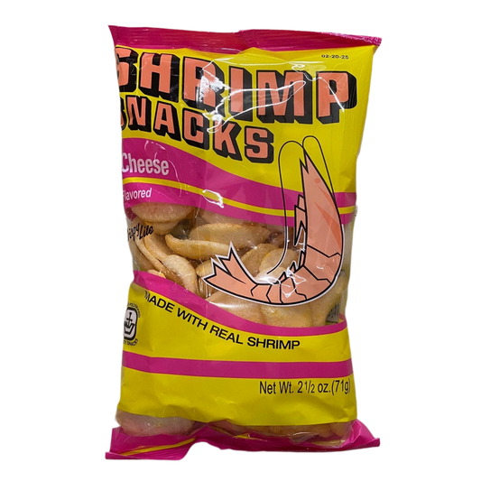 marco polo Shrimp Chips Cheese Flavor 2.5 oz - 美国马可波罗 虾片 奶酪口味 71g