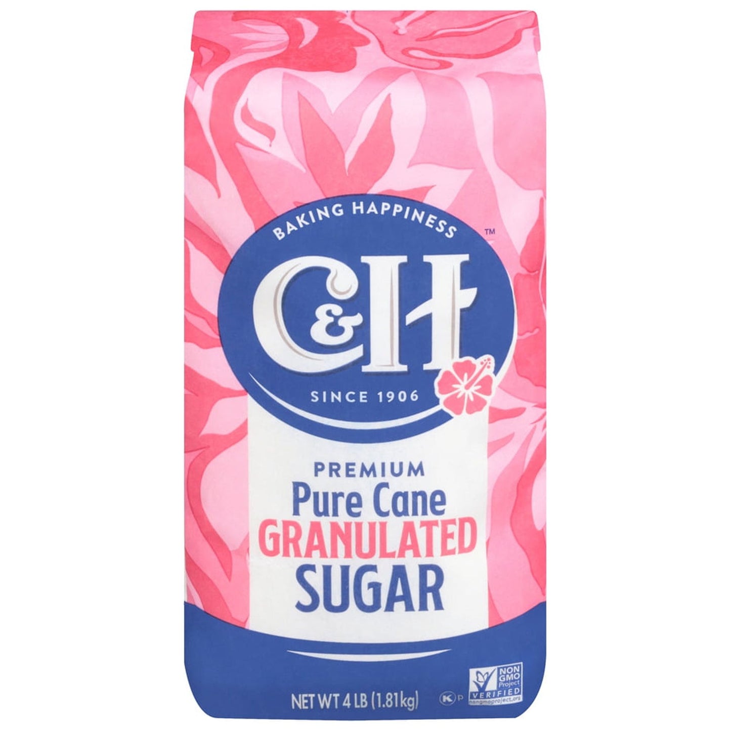 C & H Pure Granulated White Cane Sugar 4LB 白糖 4磅