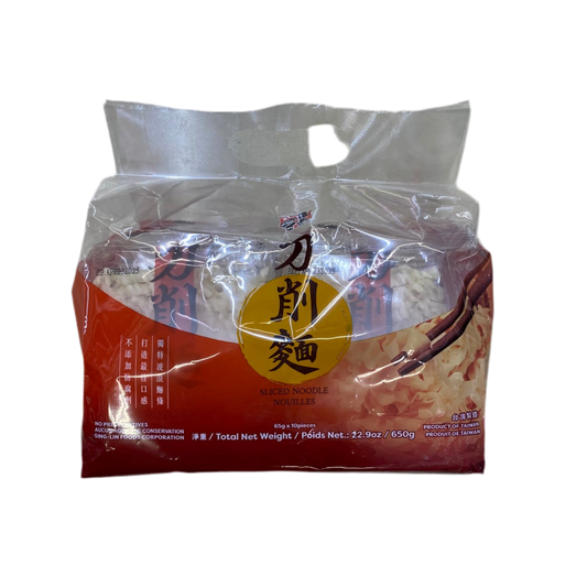 WUMU Bag Sliced Noodle 650g - 五木刀削麵