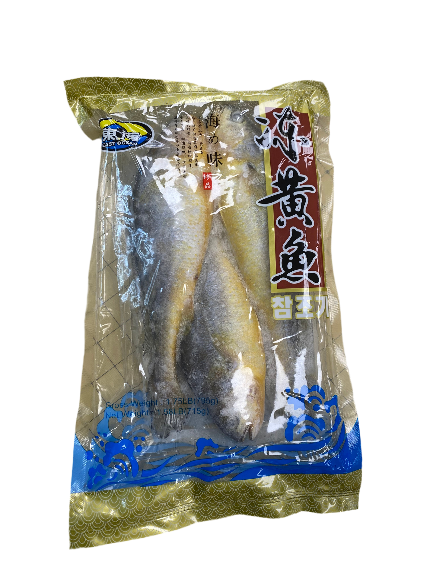 EAST OCEAN FROZEN YELLOW CROAKER - 东海冻大黄鱼 1.75lb