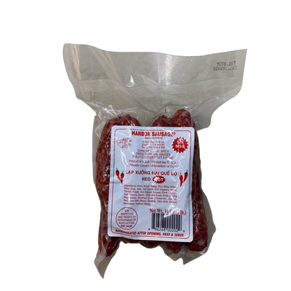 Harbor Sausage (Pork Sausages) , Hot 16 oz- 海港腊肠 (猪肉辣腊肠) 16oz