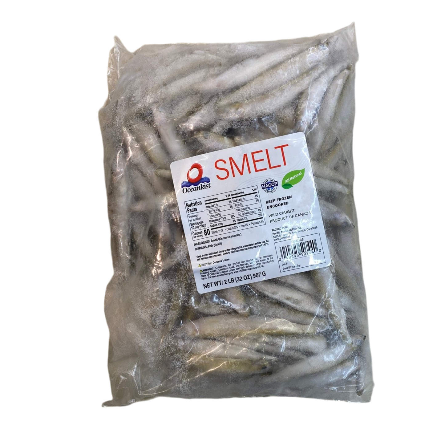 Smelt Fish - 冷凍小銀魚32oz