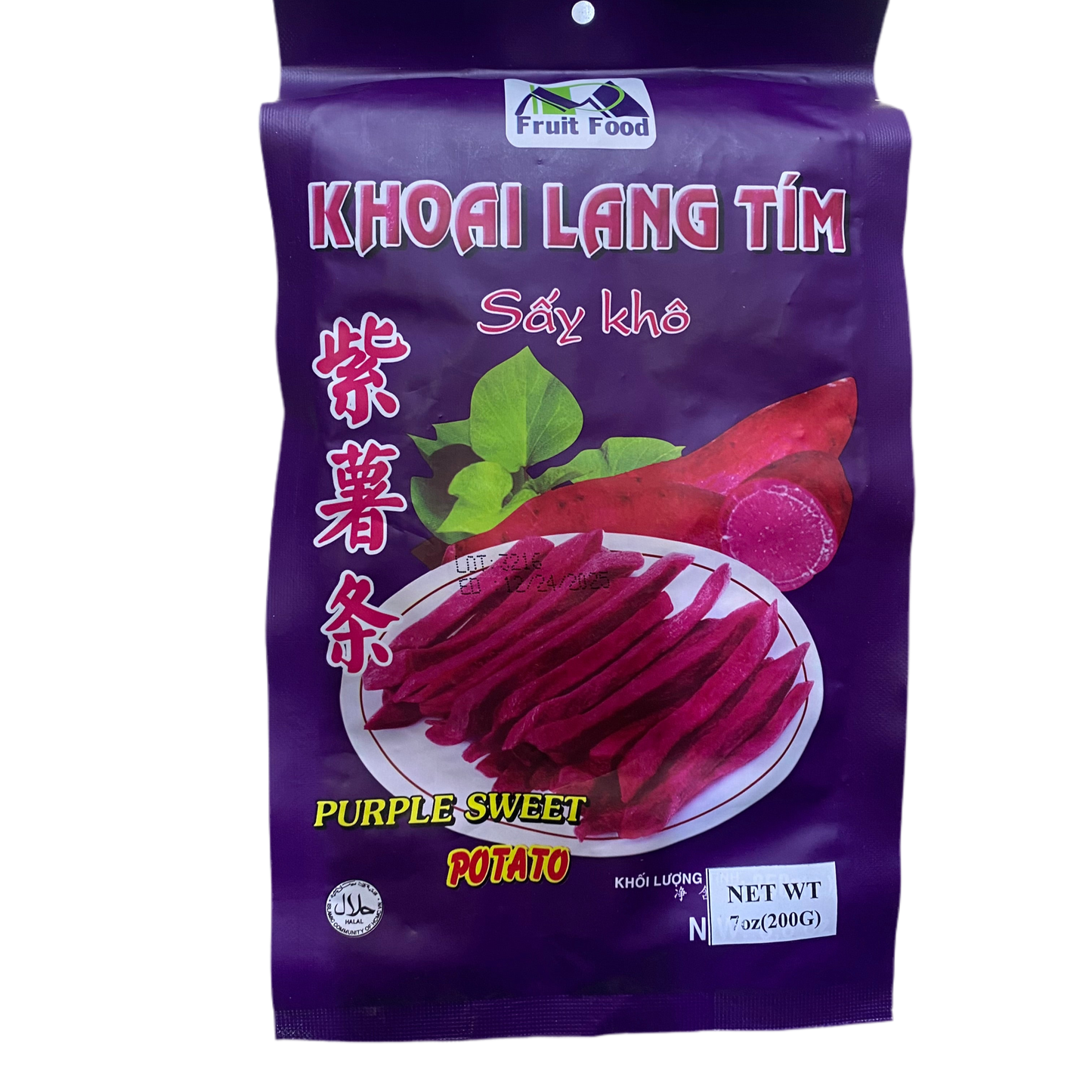 Fruit Food Purple Sweet Potato - 紫薯条 200g