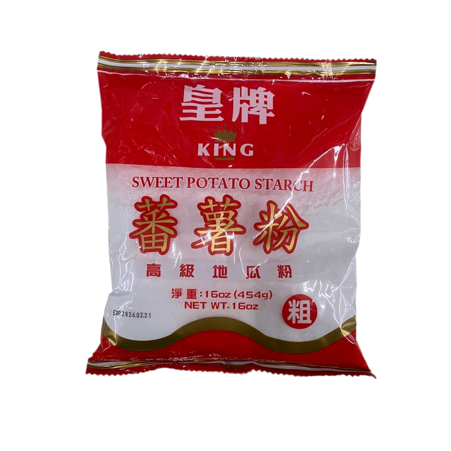 KING SWEET POTATO STARCH - 皇牌 番薯粉 高级地瓜粉 粗 454g