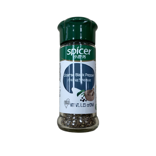 SPICER COARSE BLACK PEPPER - 小磨坊粗研黑胡椒粒 35g