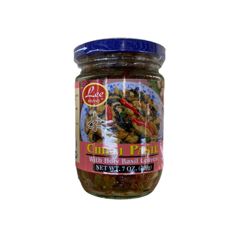 LEE BRAND Chilli Paste with Holy Basil Leaves - 李牌甲抛辣酱 7oz/200g