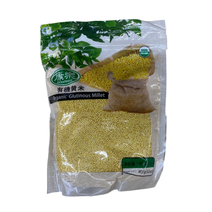 Kangle USDA Organic Glutinous Millet - 康乐 USDA有机黄米 907g/32oz