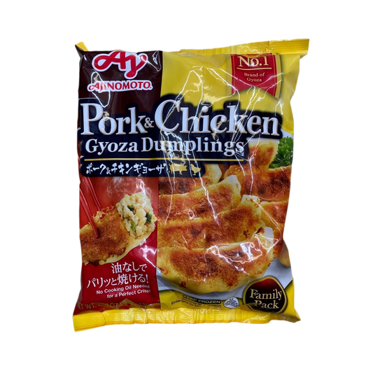 Ajinomoto Pork & Chicken Gyoza Dumplings Family Pack - 日式猪肉鸡肉饺子 (24.7 oz)