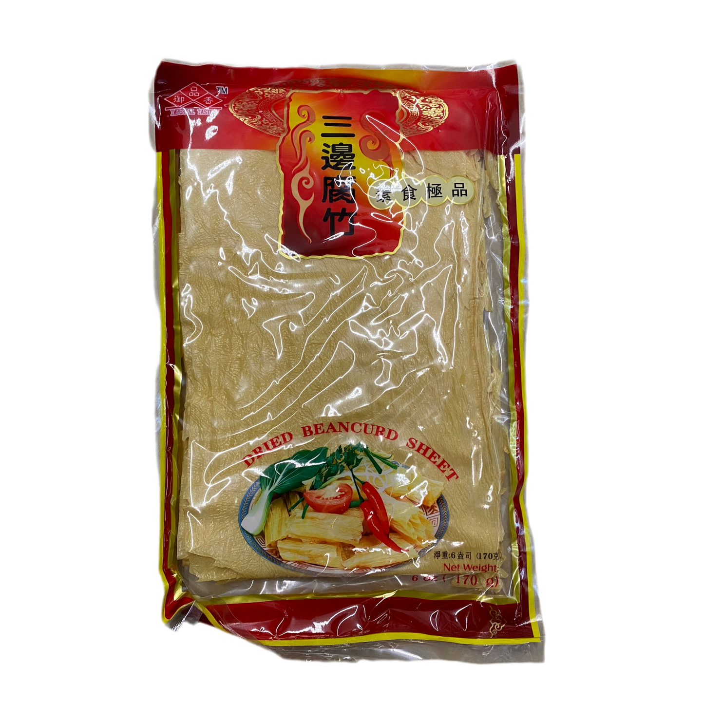 IMPERIAL TASTE DRIED BEANCURD SHEET - 御品香三边腐竹 6oz/170g