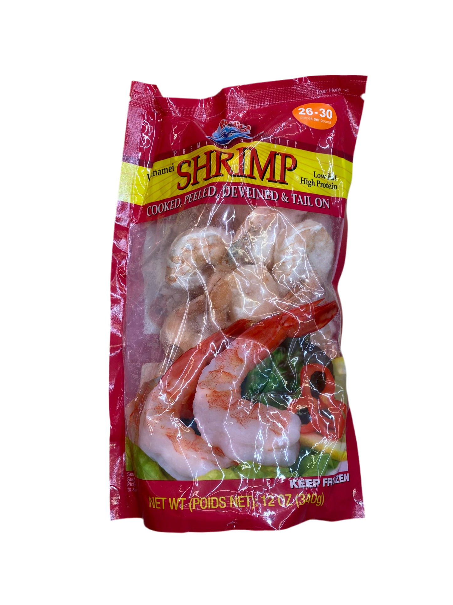 26/30 COOKED PEELED DEVEINED SHRIMP 12oz - 26/30 熟蝦仁340g