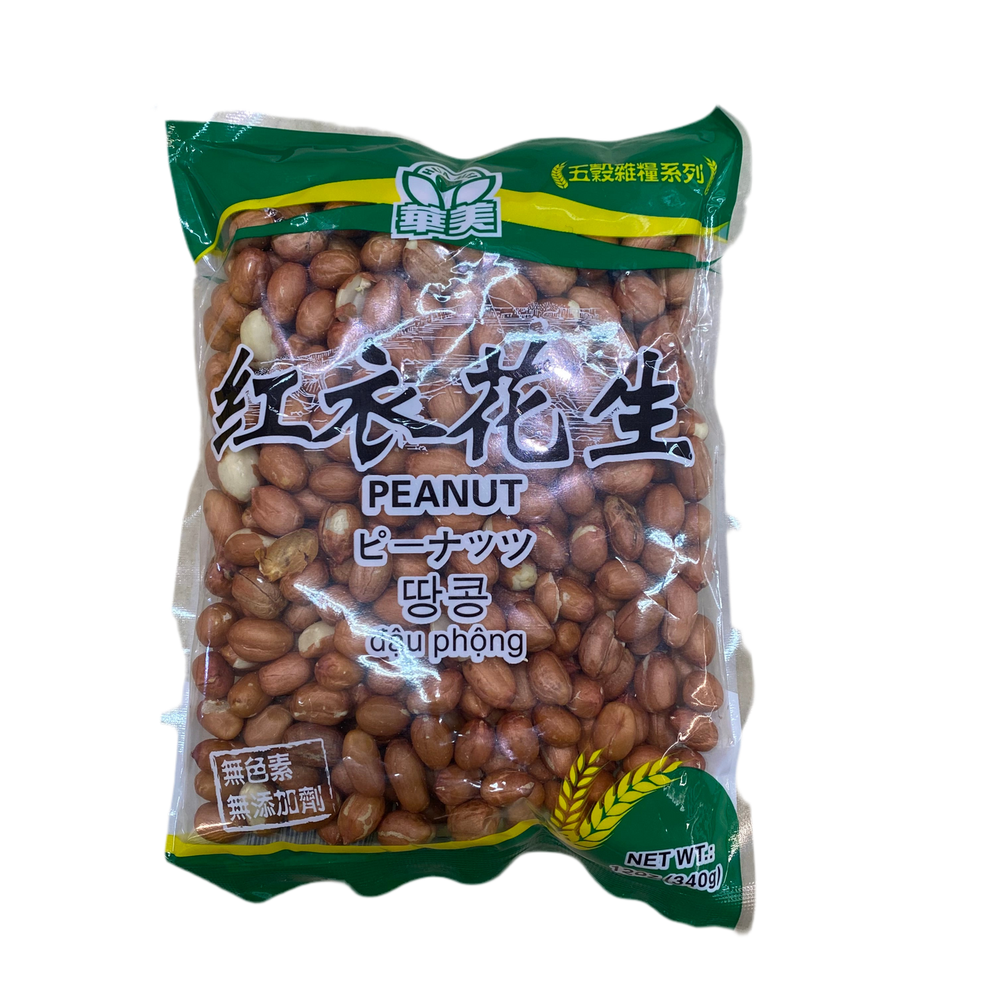 Hua Mei Red Skin Peanut - 华美红衣花生 12oz/340g