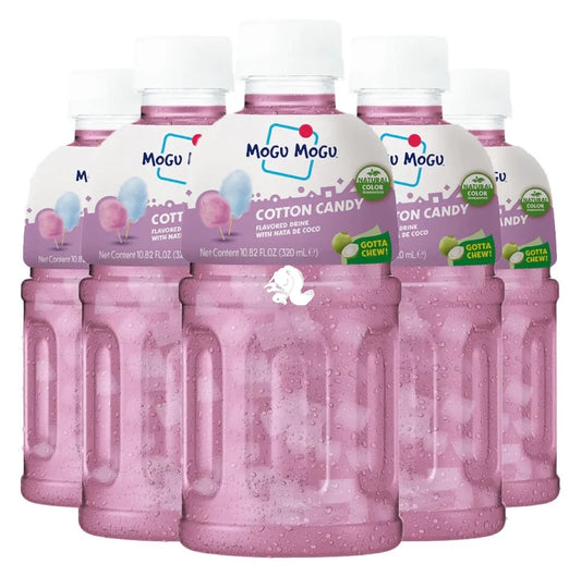 Mogu Mogu Nata De Coco Cotton Candy Flavour 6x320ml