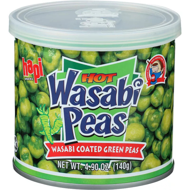 Hapi Snacks Green Peas Wasabi, 4.9 oz