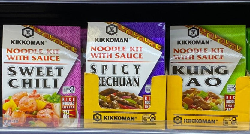 Kikkoman KUNG PAO Noodle Kit With Sauce - 日本万字 宫保酱拌面料理包（不含麸质）