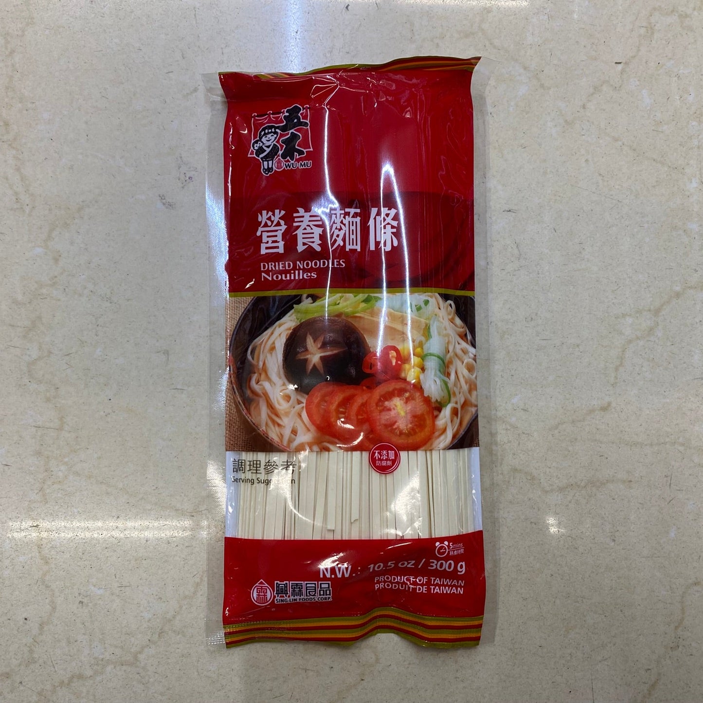 Wu-Mu Dried Noodle - 五木營養麵條300g