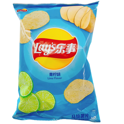 Lay's Potato Chips Lime Flavor - 乐事薯片青柠味 70g