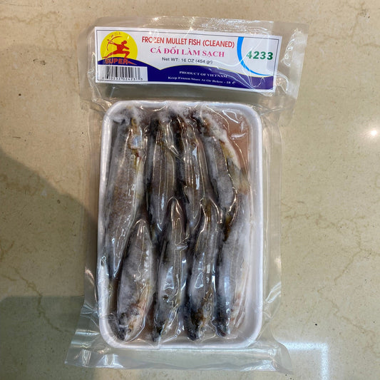 Frozen Mullet Fish （Cleaned）  - 鲻鱼 16oz