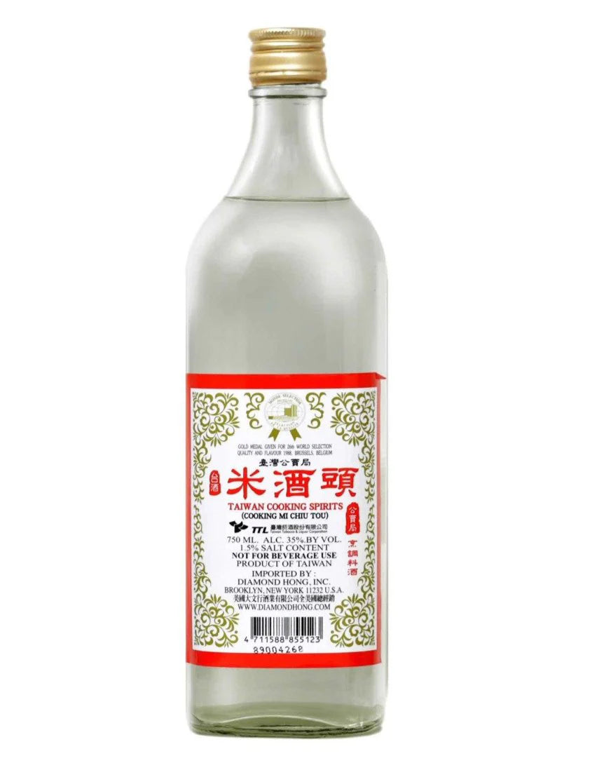 Taiwan TTL Rice Cooking Wine 750 ml - 台灣工蕒局米酒頭