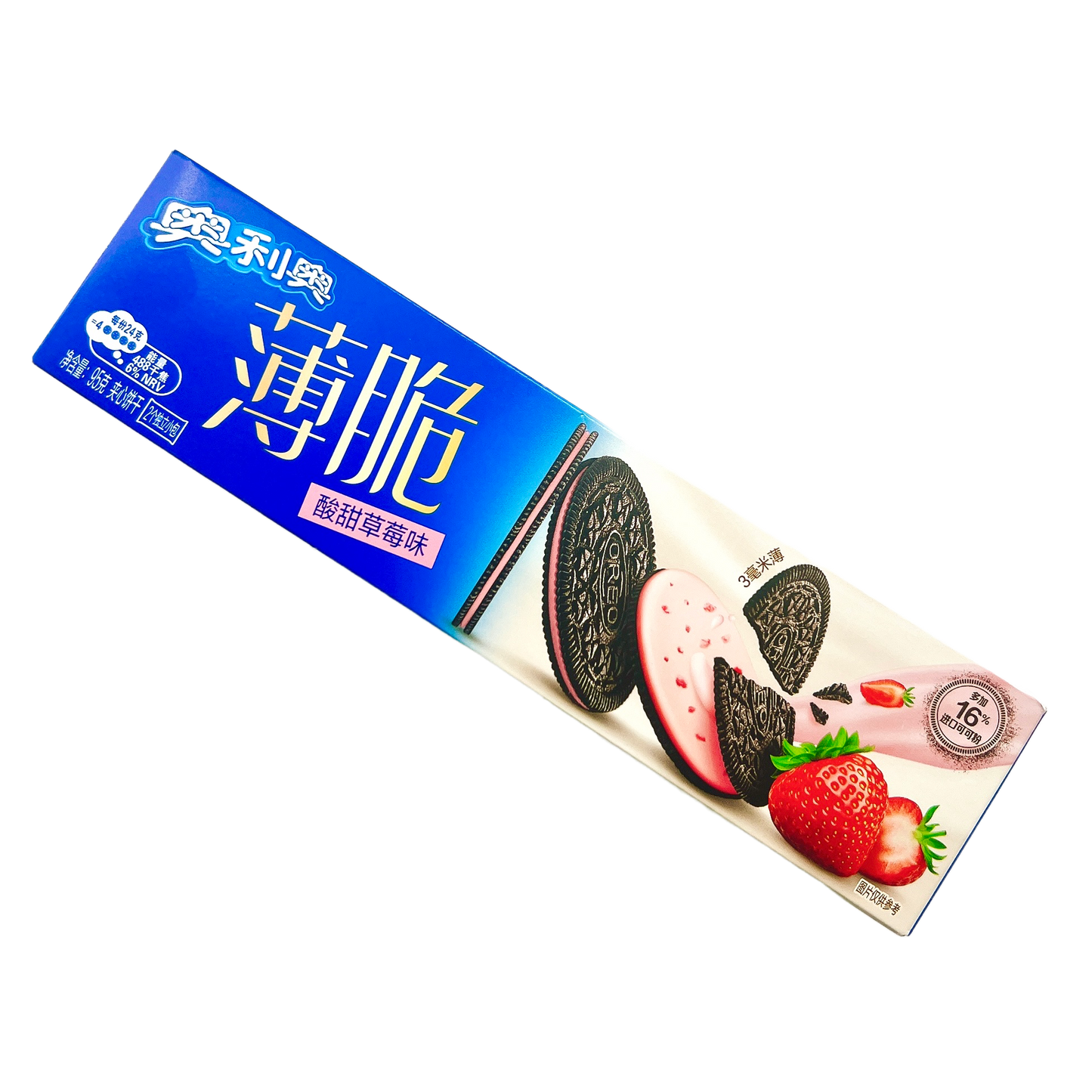 OREO Thin Crisp Strawberry Flavor - 奧利奧薄脆酸甜草莓口味95g