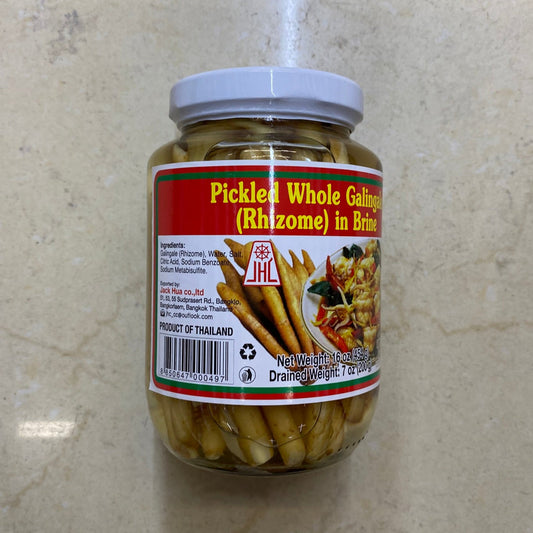 JHL Pickled Whole Galingale Rhizome in Brine  16oz/454g