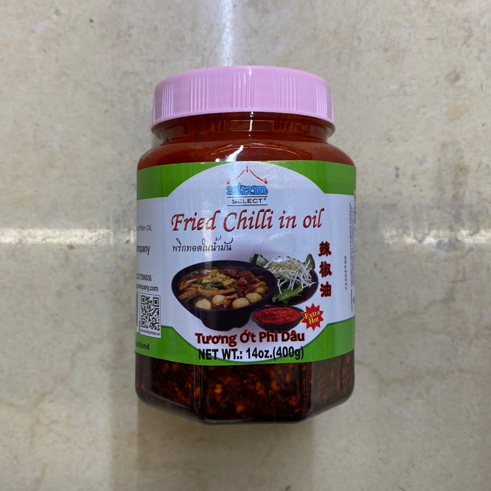 SIAM SELECT Fried Chilli in Oil - 辣椒油 14oz/400g